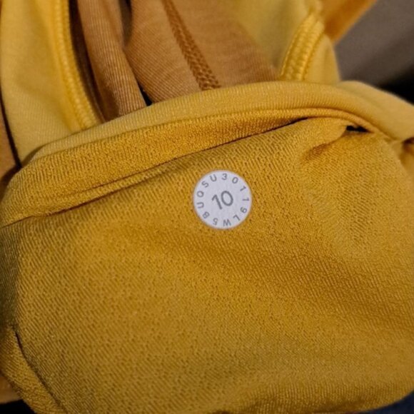 LULULEMON ATHLETICA Lululemon Early Extension HR Tight Gold Lemon 10 - Picture 8 of 9